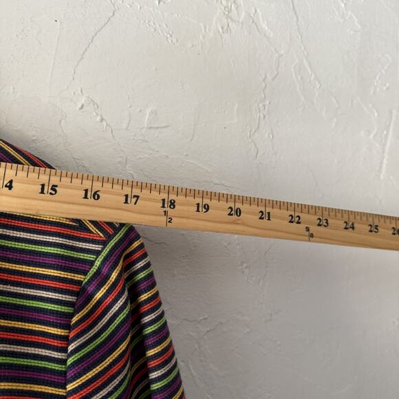 Talbots Blazer Womens 22WP Striped Two Button Lined Cotton Blend Jacket Plus Siz - Picture 10 of 12